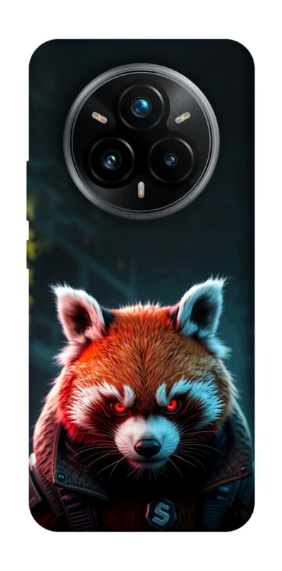 Чехол на Realme 14 Pro Cyber Red Panda фото 1 из 1