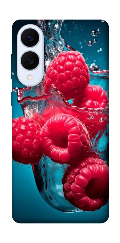 Чехол на Samsung Galaxy S25 Edge Малинка в воде фото 1 из 1