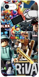 Чохол на Apple iPhone SE (2020) Roblox collage ver.1 фото 1 з 1