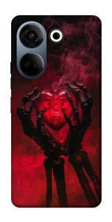 Чохол на TECNO Camon 20 Pro (CK7n) Heart in the hands of a skeleton фото 1 з 1