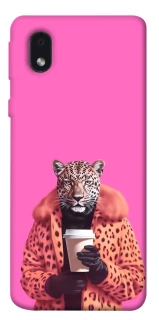Чехол на Samsung Galaxy M01 Core / A01 Core Леопард с кофе фото 1 из 1