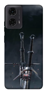 Чехол на Motorola Moto G24 Мечи Ведьмака фото 1 из 1