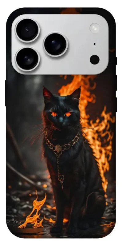 Чехол на Apple iPhone 18 Pro Max Огненный кот фото 1 из 1