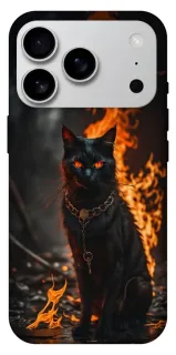 Чехол на Apple iPhone 18 Pro Max Огненный кот фото 1 из 1