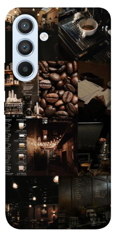 Чехол на Samsung Galaxy A54 5G Coffee collage ver.1 фото 1 из 1