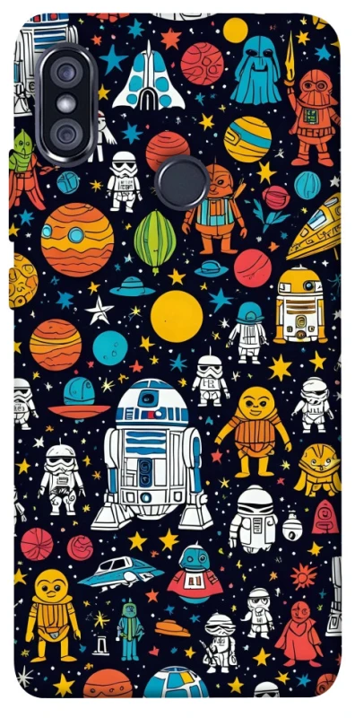 Чохол на Xiaomi Redmi Note 5 Pro / Note 5 (AI Dual Camera) Star Wars background ver.2 фото 1 з 1