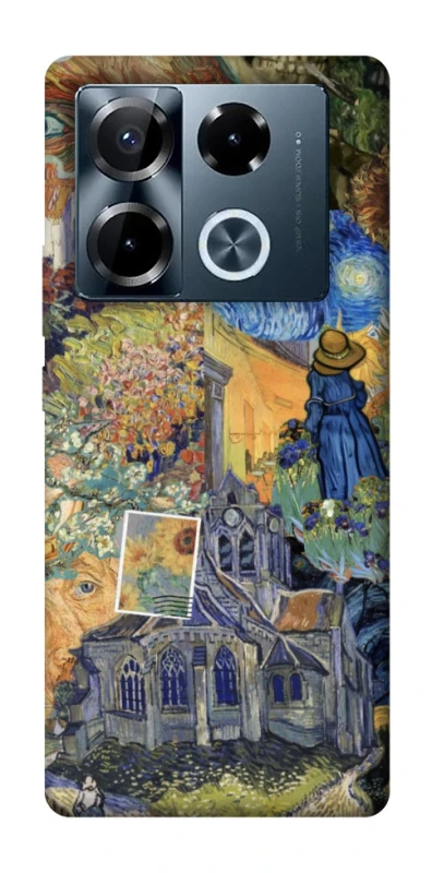 Чохол на Infinix Note 40 Pro 4G Van Gogh collage фото 1 з 1