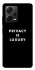 Чохол на Xiaomi Redmi Note 12 Pro+ 5G Privacy is luxury фото 1 з 1