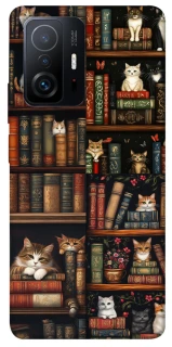 Чехол на Xiaomi 11T / 11T Pro Cats & Books фото 1 из 1