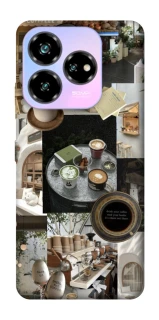 Чохол на ZTE Nubia V60 Desing Coffee collage ver.4 фото 1 з 1