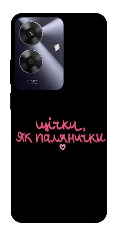 Чехол на Realme Note 60 Щічки, як палянички фото 1 из 1