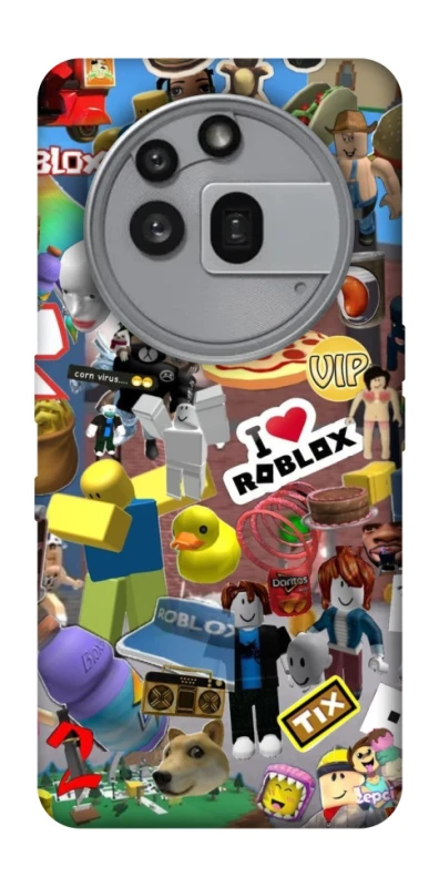 Чохол на Nothing Phone (3a) Pro Roblox collage ver.5 фото 1 з 1
