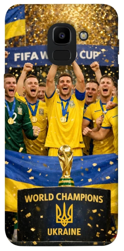 Чохол на Samsung J600F Galaxy J6 (2018) UA-Football ver.5 фото 1 з 1