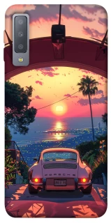 Чохол на Samsung A750 Galaxy A7 (2018) Porsche at sunset фото 1 з 1