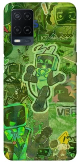 Чехол на Oppo A54 4G Dandysworld tv green theme фото 1 из 1