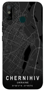 Чехол на TECNO Spark 6 Go Chernihiv map фото 1 из 1