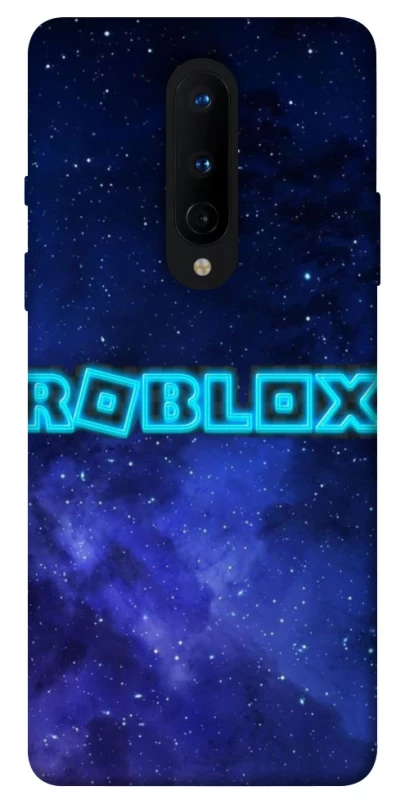 Чехол на OnePlus 8 Roblox Space Logo Blue фото 1 из 1