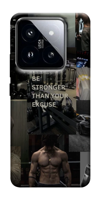 Чохол на Xiaomi 14 Pro Be stronger фото 1 з 1
