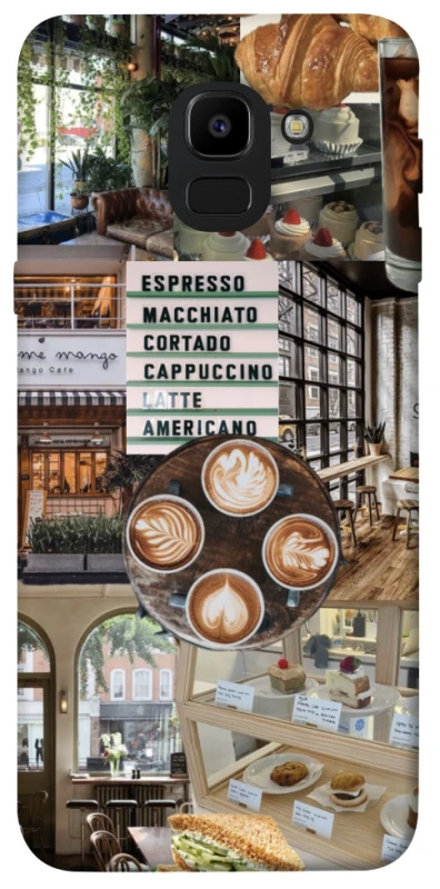 Чохол на Samsung J600F Galaxy J6 (2018) Coffee collage ver.5 фото 1 з 1