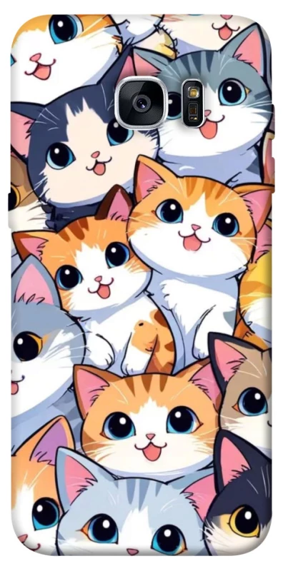 Чохол на Samsung G935F Galaxy S7 Edge Cute Cat v2 фото 1 з 1