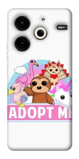 Чехол на TECNO Pova 6 Neo (LI6) Adopt Me Pets Logo фото 1 из 1