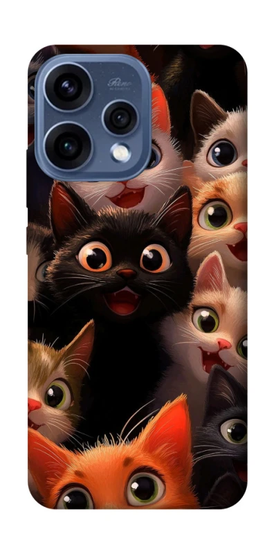 Чохол на Oppo Reno 15 happy cats фото 1 з 2