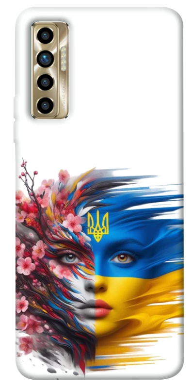 Чехол на TECNO Camon 17P Flowering Ukraine фото 1 из 1