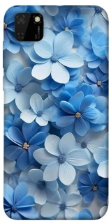 Чехол на Huawei Y5p Синие цветы фото 1 из 1