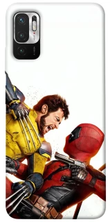 Чехол на Xiaomi Redmi Note 10 5G Deadpool and Wolverine фото 1 из 1