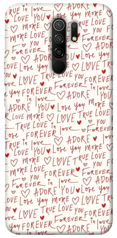 Чехол на Xiaomi Redmi 9 Love aesthetic ver.4 фото 1 из 1
