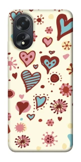 Чохол на Oppo A18 Pretty hearts фото 1 з 1