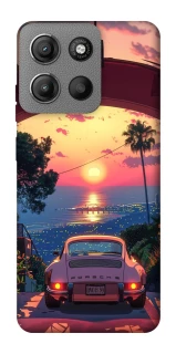 Чехол на Motorola Moto G15 Power Porsche at sunset фото 1 из 1