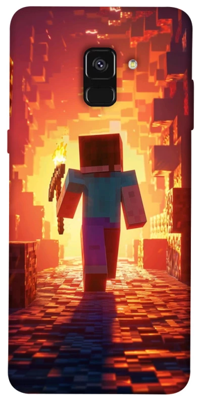 Чохол на Samsung A530 Galaxy A8 (2018) Minecraft adventure фото 1 з 1