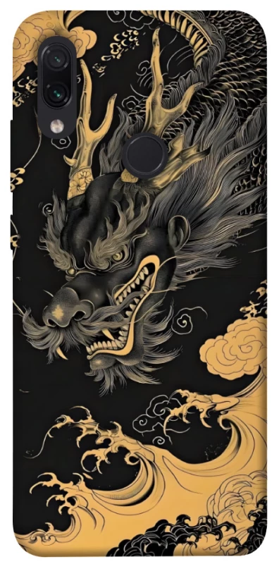 Чохол на Xiaomi Redmi Note 7 / Note 7 Pro / Note 7s gold dragon фото 1 з 1