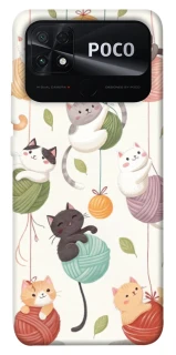Чехол на Xiaomi Poco C40 Funny Kittens фото 1 из 1