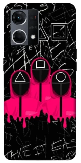 Чехол на Oppo Reno 7 4G squid game v4 фото 1 из 1