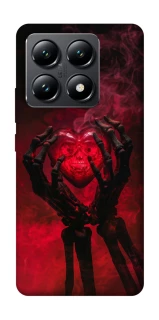 Чехол на Xiaomi 14T Heart in the hands of a skeleton фото 1 из 1