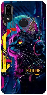 Чохол на Samsung Galaxy A10s Cyber Cat v2 фото 1 з 1