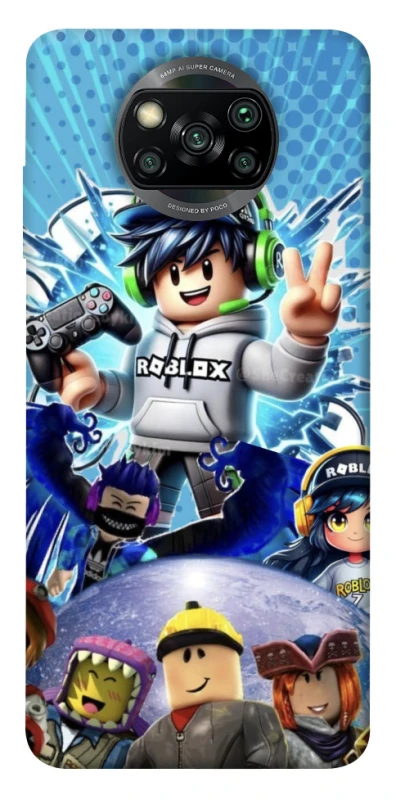 Чохол на Xiaomi Poco X3 NFC / Poco X3 Pro Roblox collage ver.3 фото 1 з 1