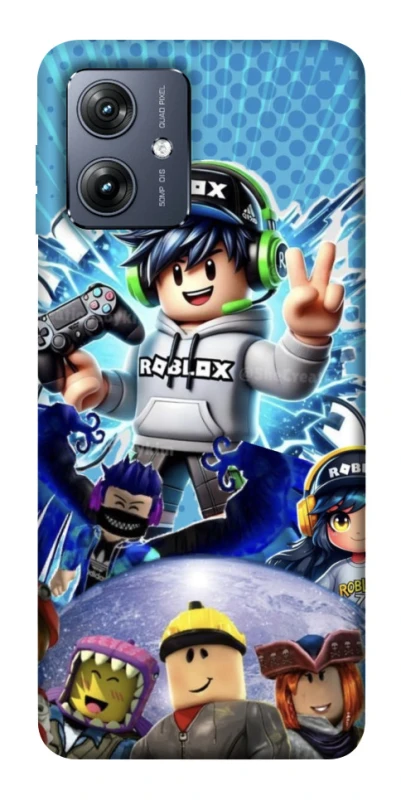 Чехол на Motorola Moto G54 Roblox collage ver.3 фото 1 из 1