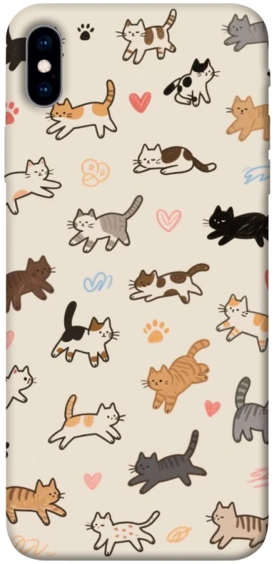 Чохол на Apple iPhone XS Max (6.5") Cat style ver.2 фото 1 з 1