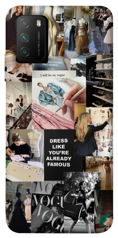 Чохол на Xiaomi Poco M3 Fashion collage ver.11 фото 1 з 1