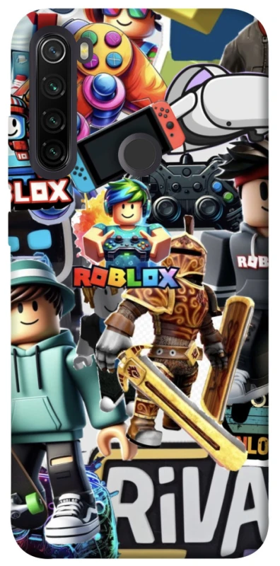 Чехол на Xiaomi Redmi Note 8T Roblox collage ver.1 фото 1 из 1
