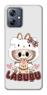 Чохол на Motorola Moto G54 Hello Kitty Labubu фото 1 Чохол на Motorola Moto G54 Hello Kitty Labubu фото 1 з 1