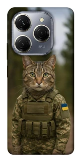 Чохол на TECNO Spark 20 Pro Кіт захисник фото 1 з 1