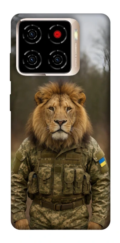 Чохол на ZTE Blade A56 Лев захисник фото 1 з 1