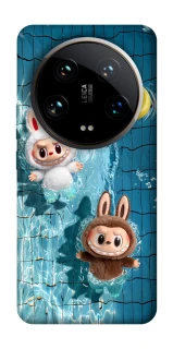 Чохол на Xiaomi 14 Ultra Labubu in the pool фото 1 з 1