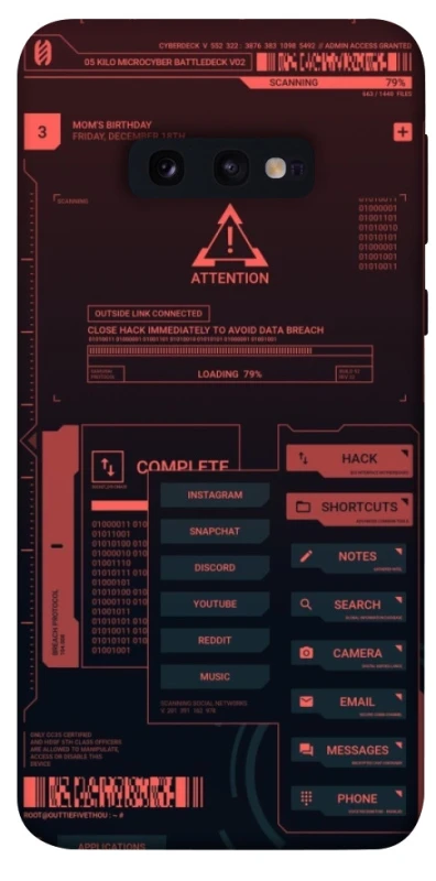 Чохол на Samsung Galaxy S10e Attention фото 1 з 1