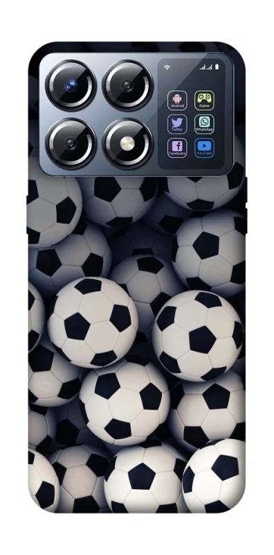 Чохол на Xiaomi POCO X8 Pro Футбольні м'ячи фото 1 з 1