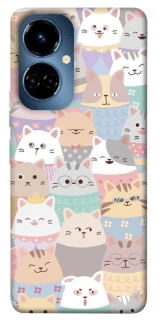 Чехол на TECNO Camon 19 Pro Funny Kittens ver.2 фото 1 из 1